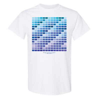 Blues Color Chart - Heavy Cotton™ T-Shirt Thumbnail